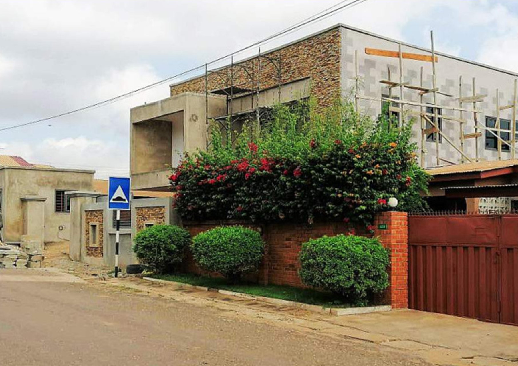 After: A  multi- two-story building
