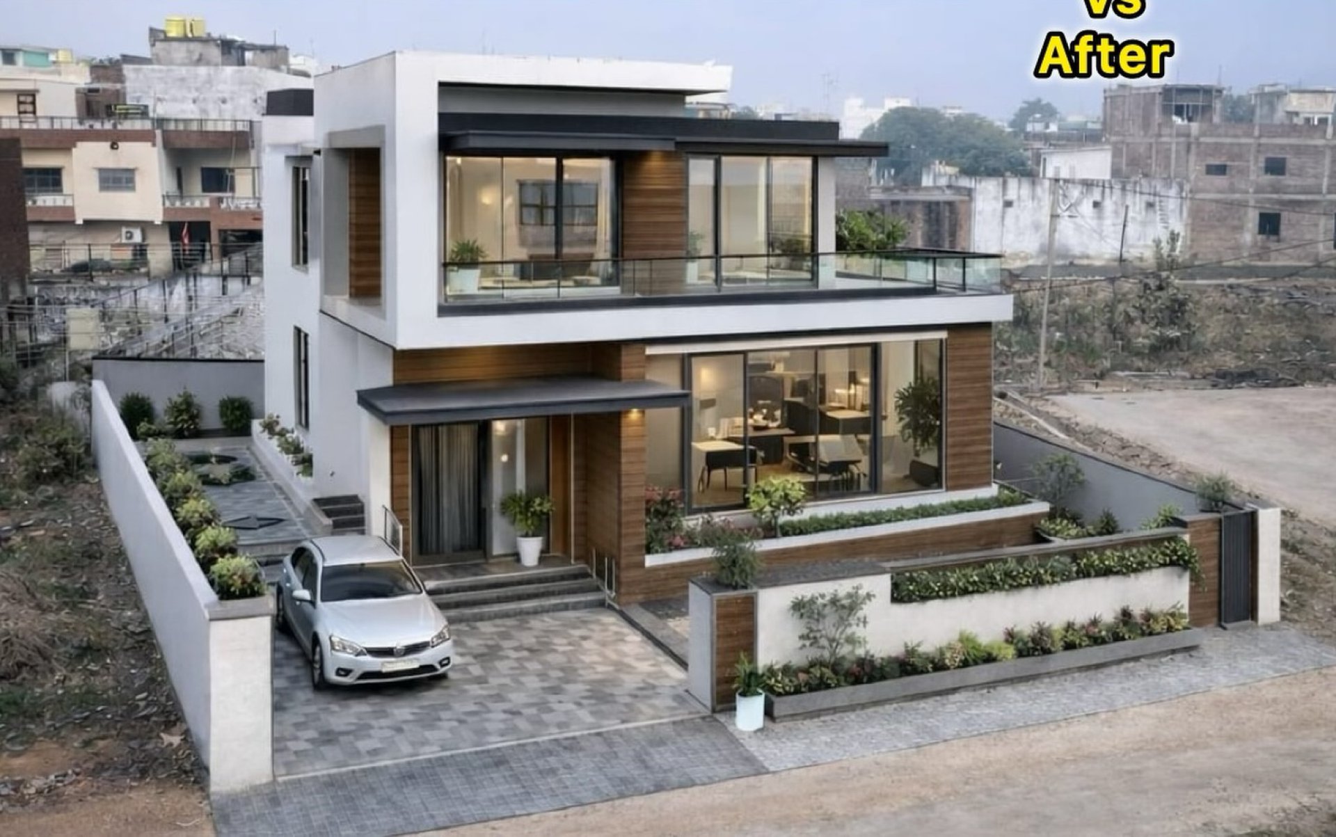 After: Modern 4-Bedroom Family House Construction